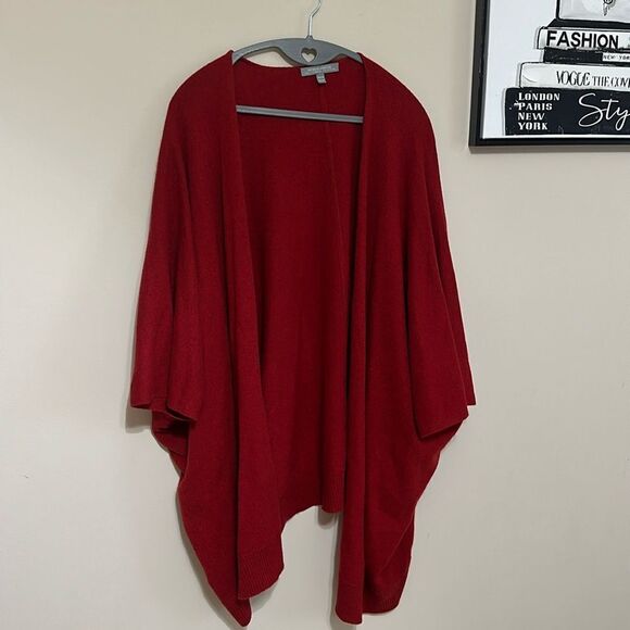 Neimen Marcus The Cashmere Collection One Size Open Front Sweater - Picture 1 of 6
